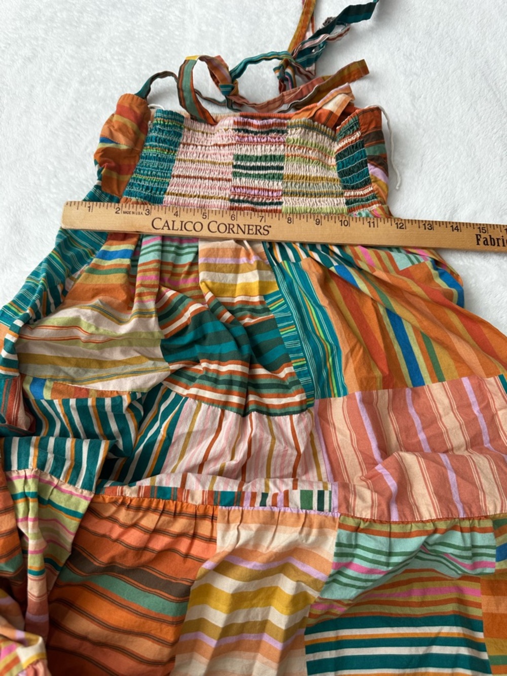 ALÉMAIS Sloane Tiered Midi Dress AUS 6 - Picture 7 of 14